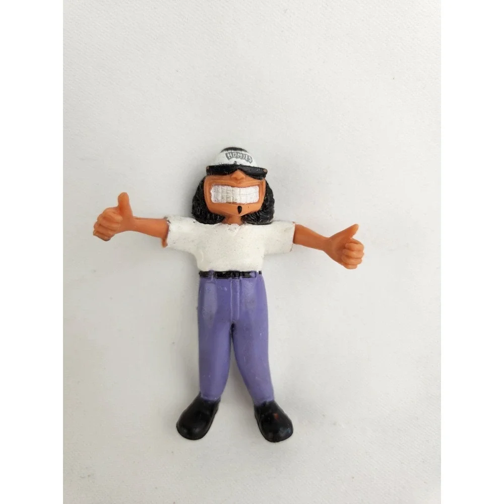 HOMIES BENDABLE FIGURE SMILEY RETIRED 2001‎ RARE RUBBER STYLE 3
